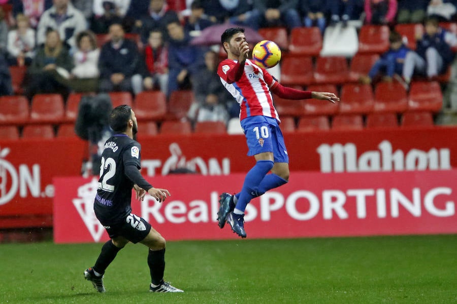 Fotos: Sporting 2-2 Málaga, en imágenes
