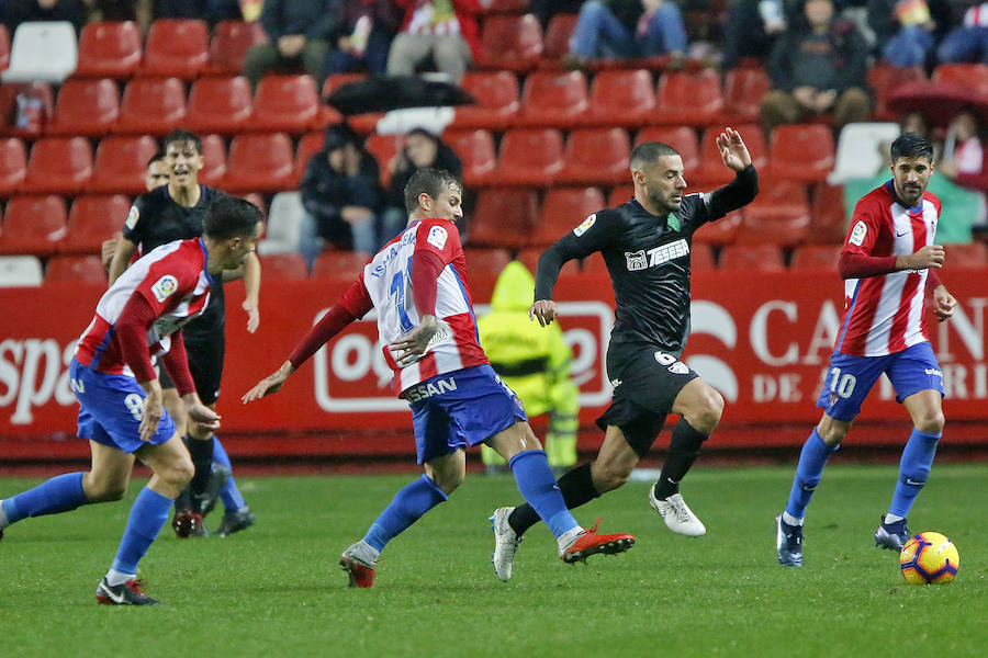 Fotos: Sporting 2-2 Málaga, en imágenes