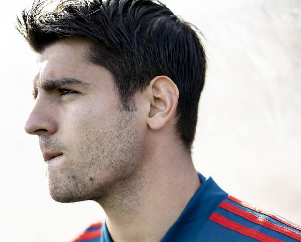 Álvaro Morata, futbolista de la selección española. 