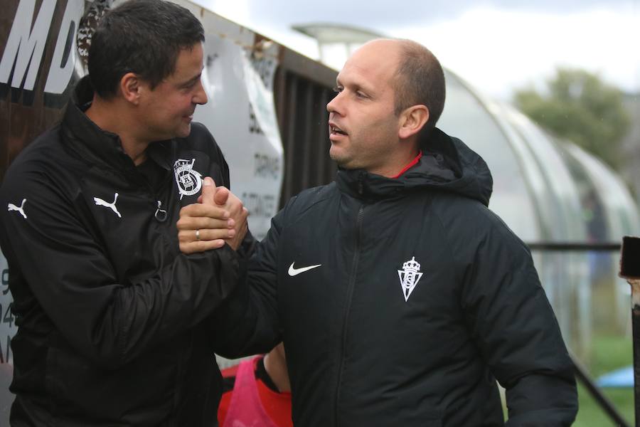 El filial del Sporting ganó (1-2) al CD Vitoria. 