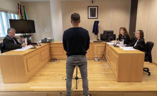 Ángel Boza, durante el juicio celebrado en Sevilla.