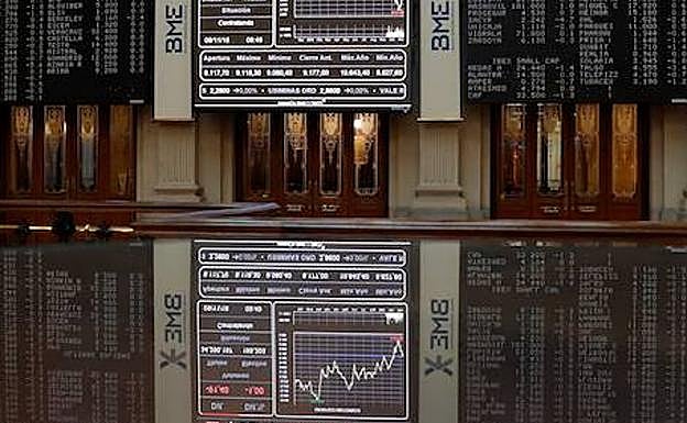 Italia y el 'brexit' llevan el Ibex a casi los 9.100 puntos