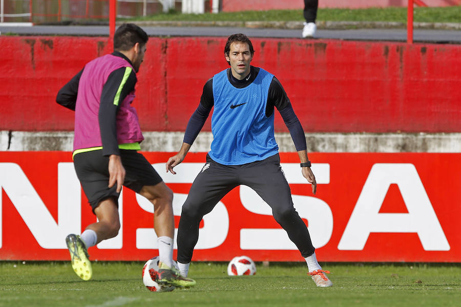 Tras la victoria ante el Tenerife en EL Molinón, el Sporting vuelve al trabajo