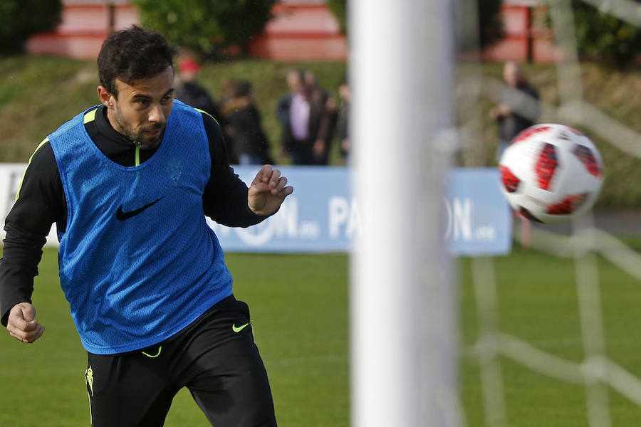 Tras la victoria ante el Tenerife en EL Molinón, el Sporting vuelve al trabajo