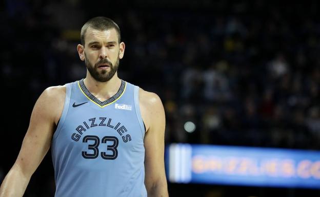 Marc Gasol, con gesto serio. 