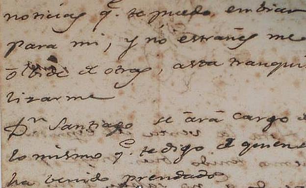 Carta de Goya a su amigo Martín Zapater fechada el 4 de diciembre 1790