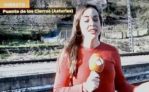 Conexión en directo de Antena 3 desde Puente de los Fierros. 