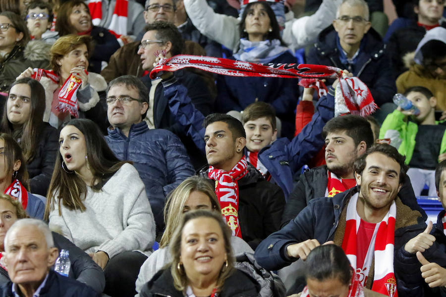 La afición rojiblanca llenó de alegría el campo del Eibar durante el encuentro de Copa del Rey