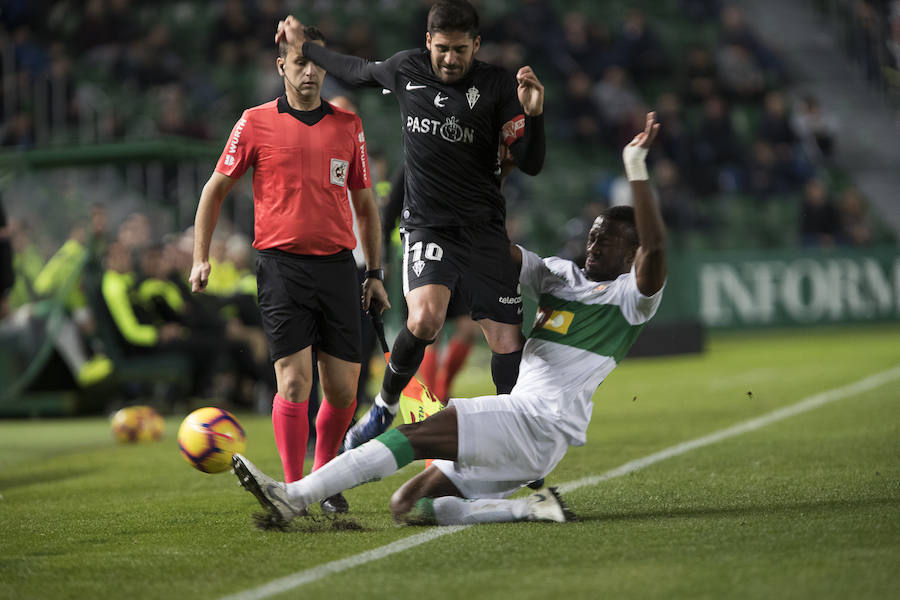 Fotos: Elche 0-0 Sporting, en imágenes