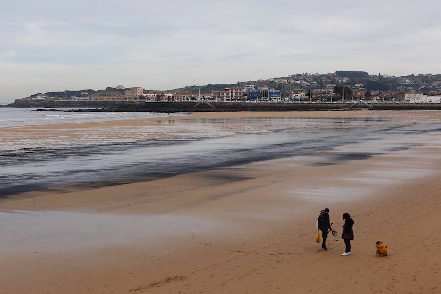El pasado mes de abril, tras otro episodio de estas características, el Ayuntamiento de Gijón solicitó a la Universidad de Oviedo un estudio para determinar el origen de la mancha de carbón, aunque la mayoría de los expertos coinciden en apuntar como única causa el naufragio del carguero 'Castillo de Salas'.