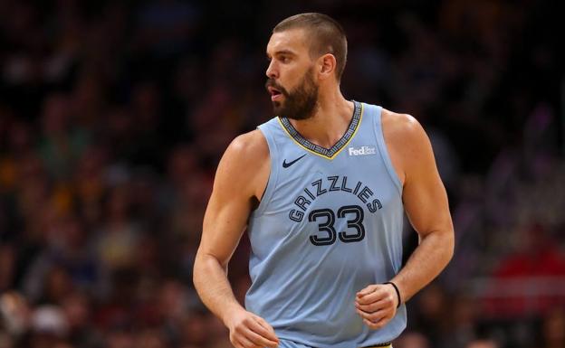 Marc Gasol, durante el partido. 