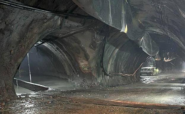 Interior de la explotación de Cerredo.