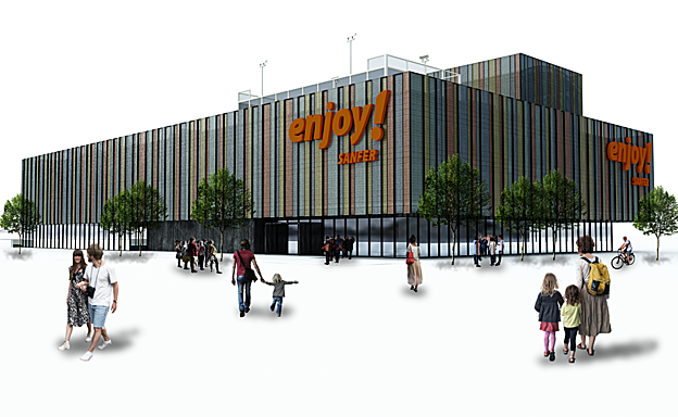 El colegio San Fernando de Avilés contará con un complejo deportivo de 8,5 millones con cinco piscinas