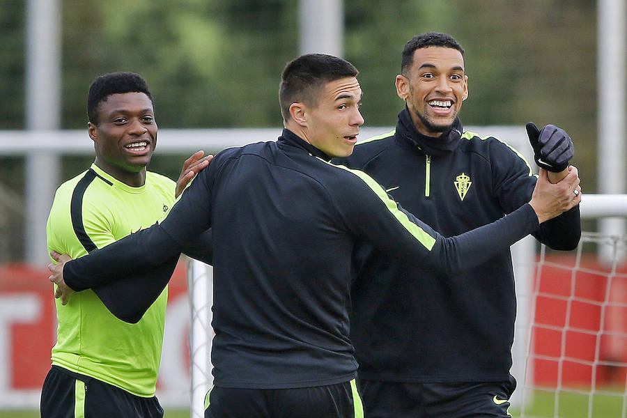 Fotos: Entrenamiento del Sporting (14-12-2018)