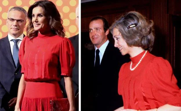 El homenaje de Letizia a la reina Sofía en la gran cita de la moda española 