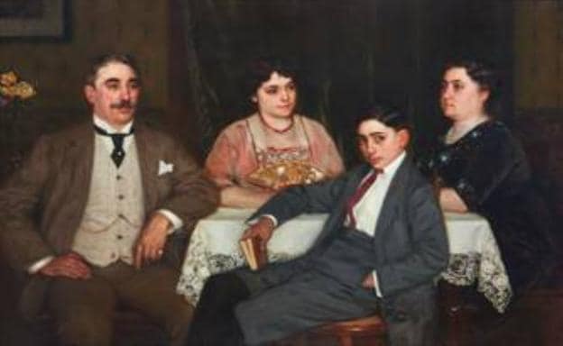 'La familia de Julián Cifuentes Fernández'.