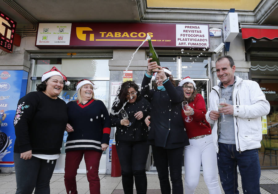 El 3347 se reparte entre Oviedo, Gijón, Mieres y Piloña. Así lo han celebrado. 