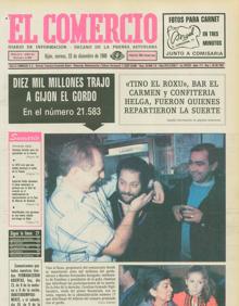 Imagen secundaria 2 - 1. Vecinos de Molleo. 2. Zara de Avilés. 3. Portada de EL COMERCIO del 23 de diciembre de hace treinta años.