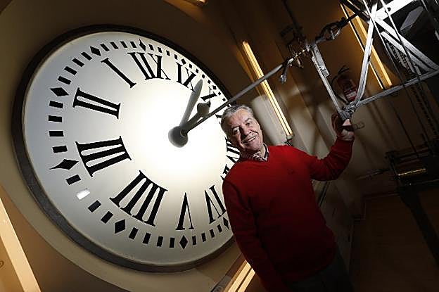 El relojero de la Puerta del Sol, Jesús López. 