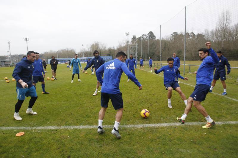 Fotos: Entrenamiento Real Oviedo (02/01/2018)