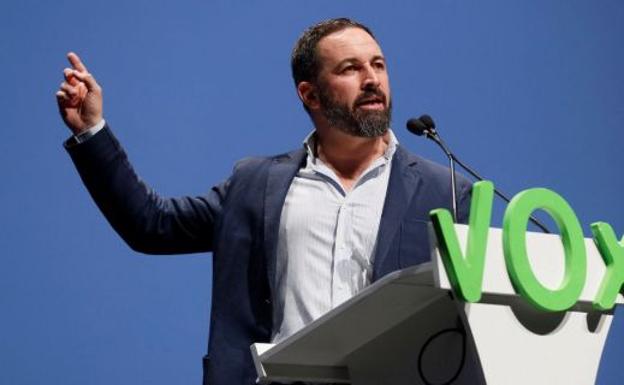 Santiago Abascal, líder de Vox. 