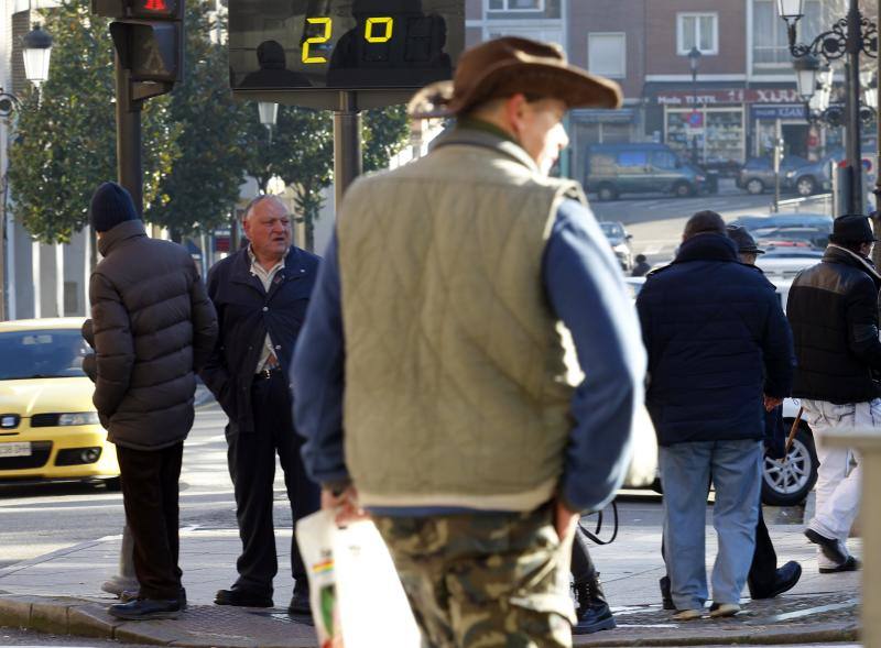 La jornada festiva comenzó con temperaturas bajo cero en muchos puntos de la región. 