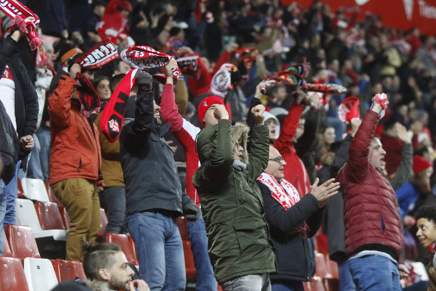 Los rojiblancos toman ventaja en elimitatoria tras ganar al conjunto ché en El Molinón