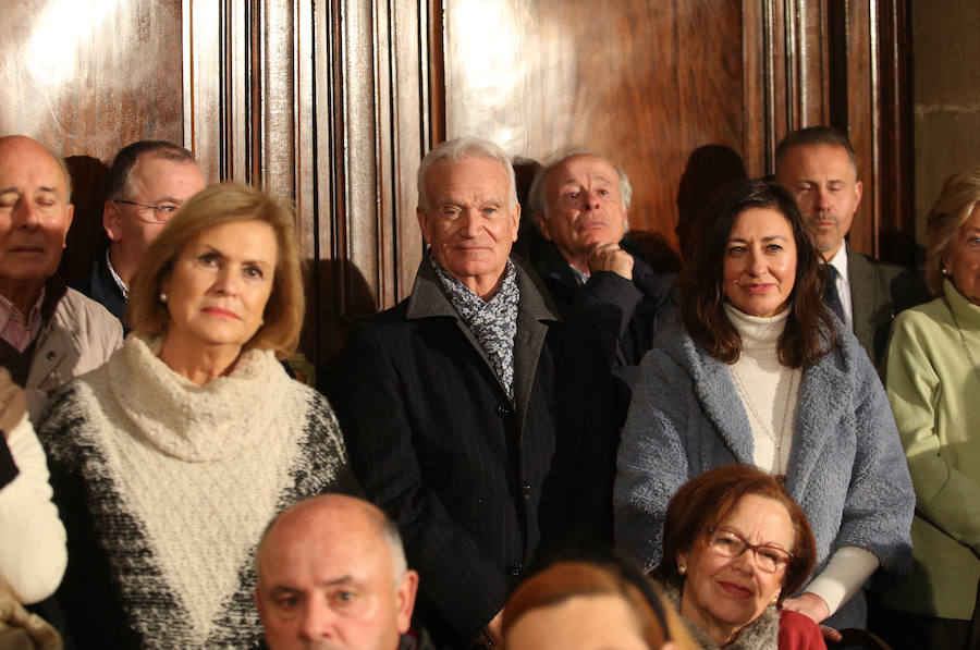 El presidente del PP acude al Hotel de la Reconquista en el que ha tenido lugar el acto oficial de presentación de Teresa Mallada como candidata a la Presidencia del Principado y de Alfredo Canteli como candidato al Ayuntamiento de la capital asturiana