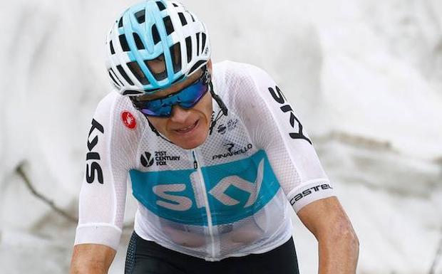 Chris Froome, durante la última edición del Giro de Italia. 