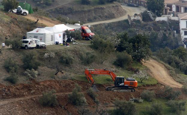 Zona en la que se están llevando a cabo las labores de búsqueda del pequeño Julen 