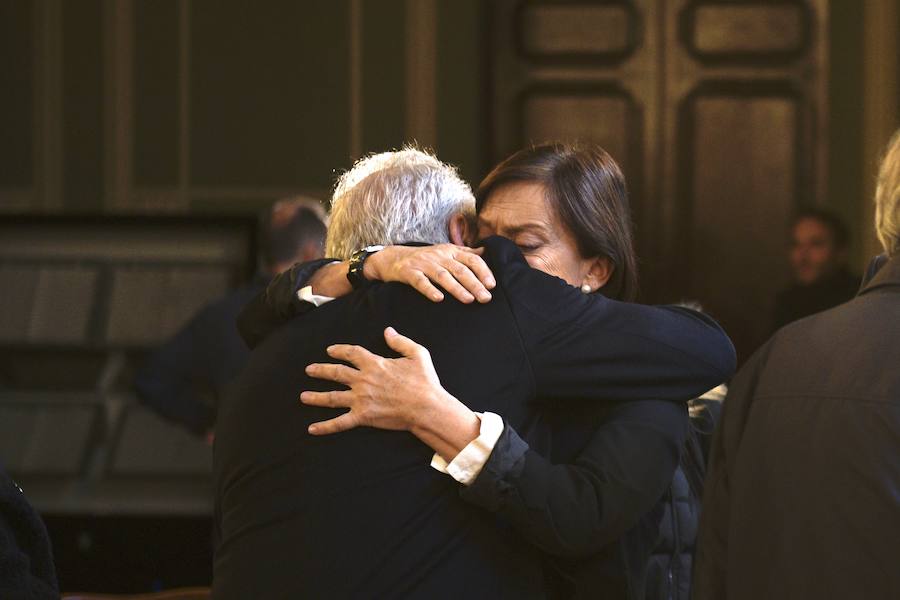 El Parlamento asturiano dio su último adiós al expresidente regional 