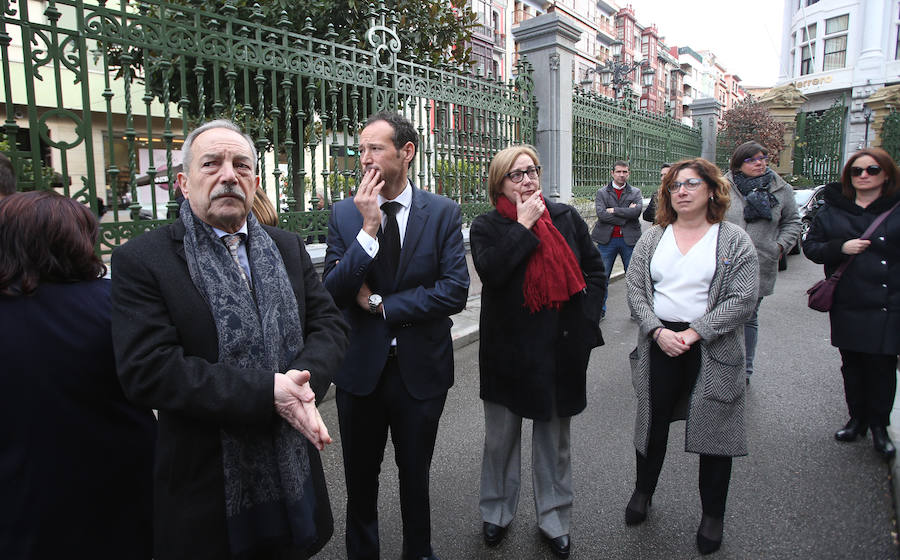 El Parlamento asturiano dio su último adiós al expresidente regional 