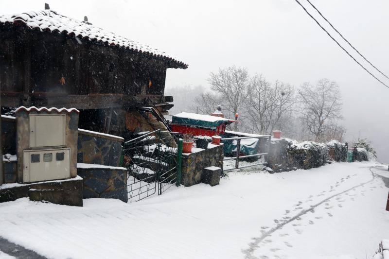 La región se mantiene en situación de prealerta por nevadas con un despliegue especial de máquinas quitanieves. 