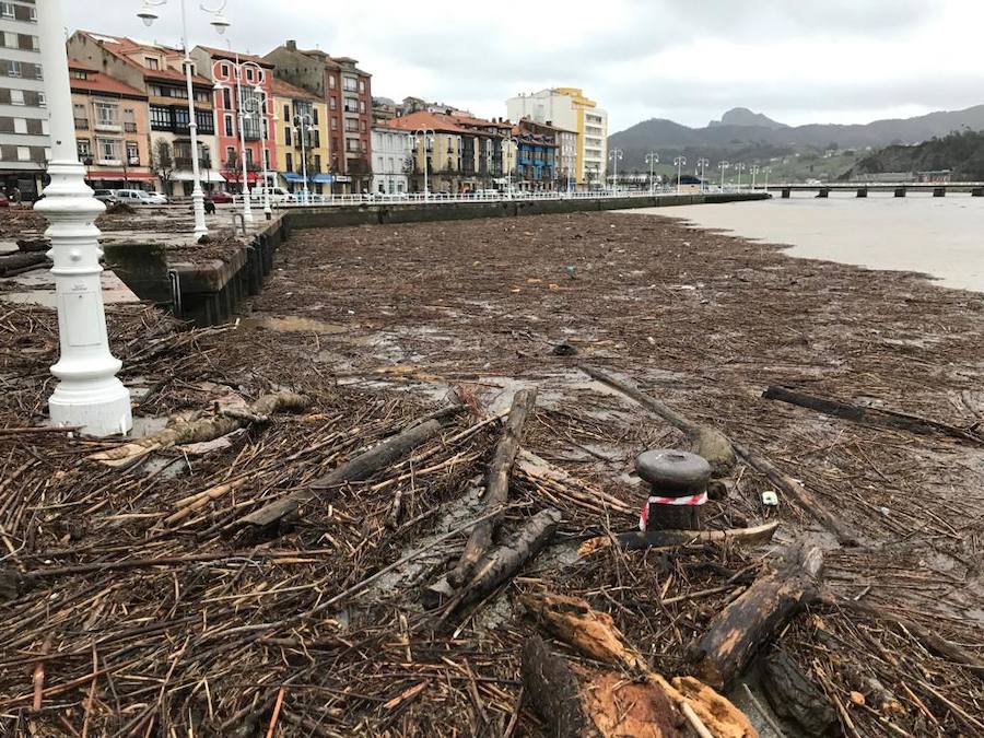 Cuatro ríos de la región permanecen en alerta ante la incesantes precipitaciones y el Principado ha activado el plan de inundaciones ante el temporal.