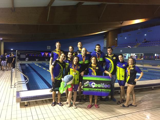 Participantes del club en el Open Máster Castilla y León. 