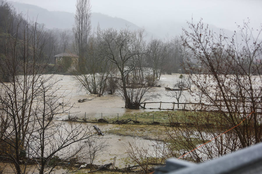 La crecida del río paralizó la central térmica de Lada y mantiene a una gran preocupación entre los vecinos de las Cuencas.