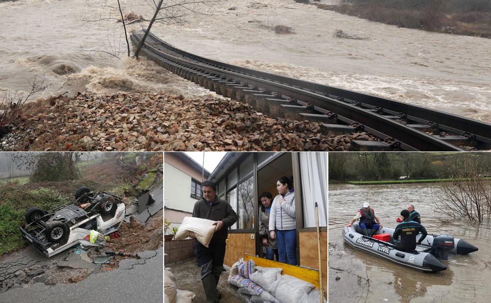 El temporal se ceba con Asturias