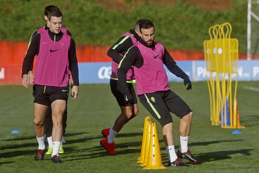 Fotos: Entrenamiento del Sporting (26/01/2019)