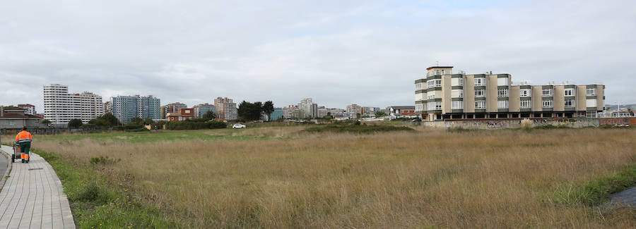 Playa verde del Rick’s. El grupo Avintia se ha posicionado en la zona para promover cinco bloques residenciales que sumarán 145 viviendas de calidad alta en el PERI 11. 