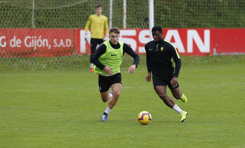 Fotos: Entrenamiento del Sporting (28/01/19)