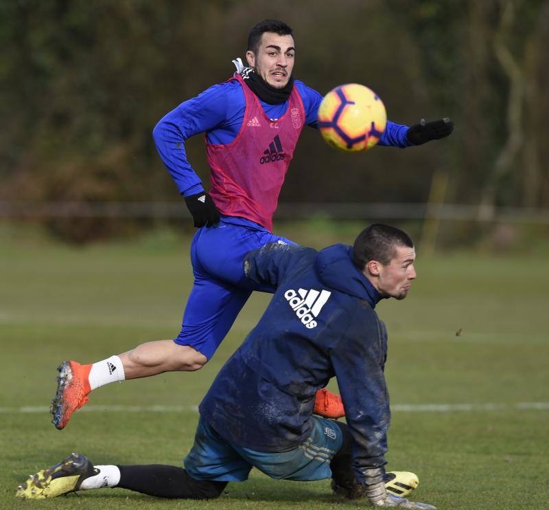 Fotos: Entrenamiento del Real Oviedo (30/01/2019)