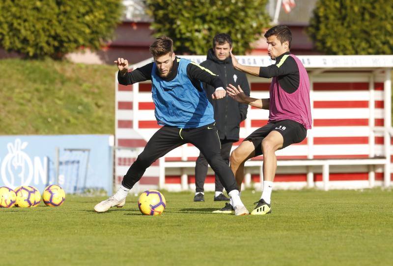 Fotos: Entrenamiento del Sporting (30/01/2019)