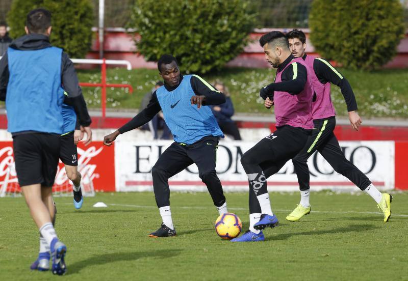 Fotos: Entrenamiento del Sporting (30/01/2019)