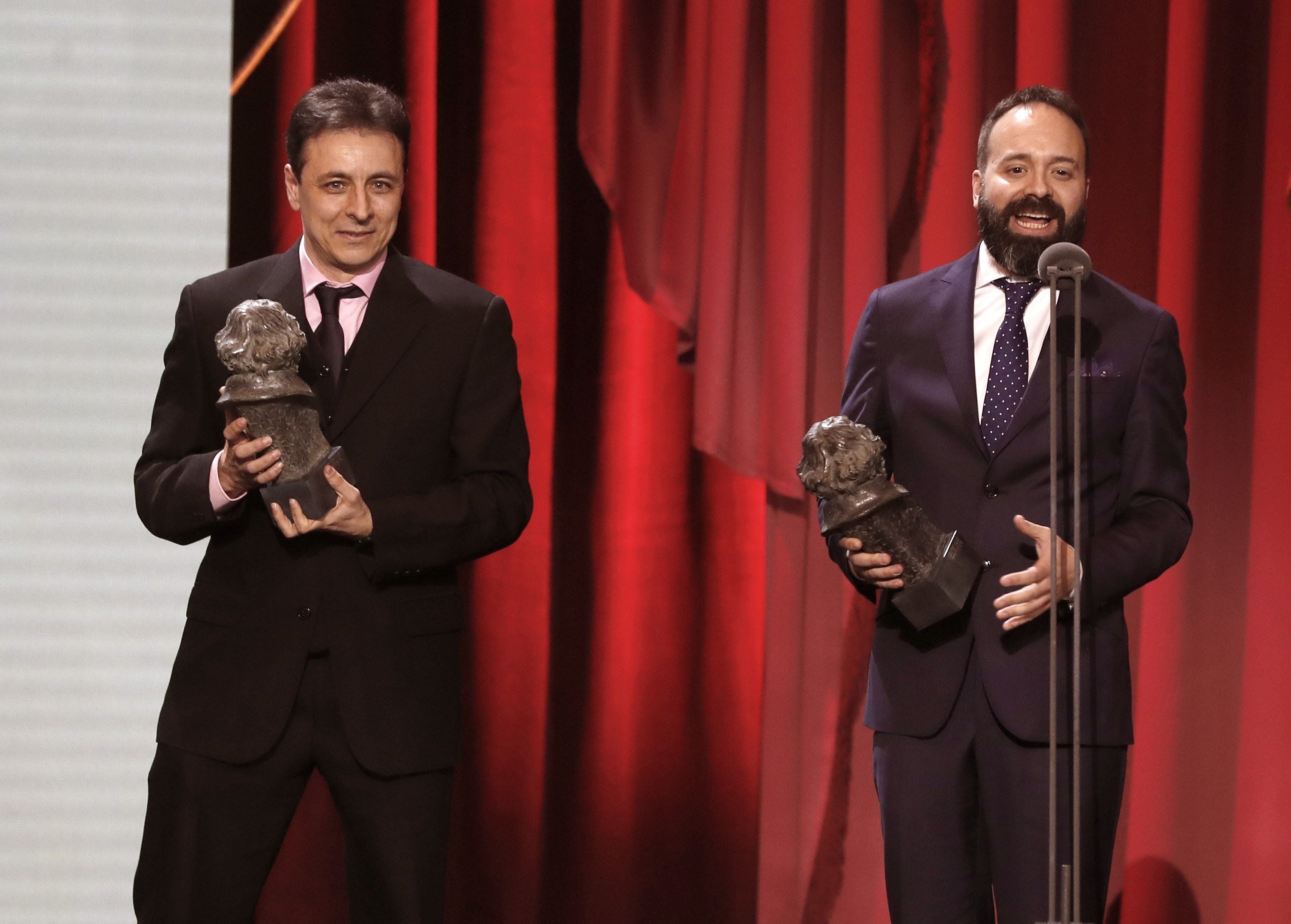 Roberto Fernández y Alfonso Raposo, ganadores del Goya al mejor sonido