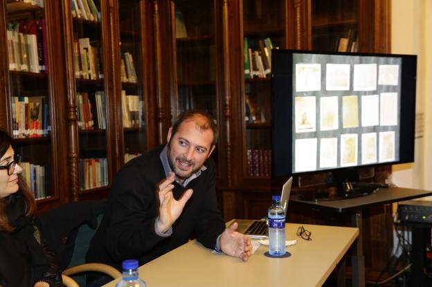 Luis Argeo ayer en la ponencia. 