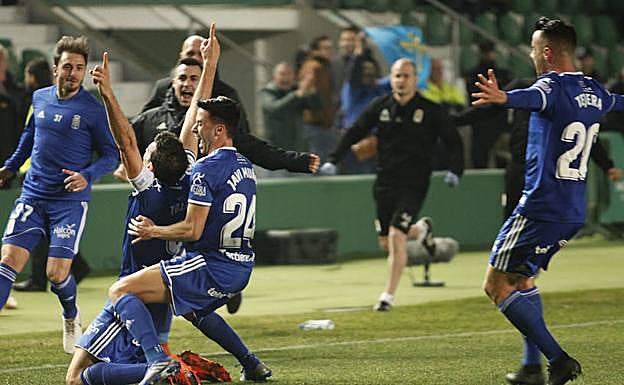 El Oviedo acaba la jornada en 'play off' por primera vez desde septiembre