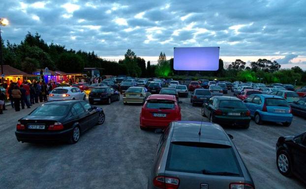 Autocine de Gijón. 