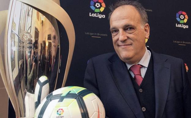 Javier Tebas, presidente de LaLiga. 