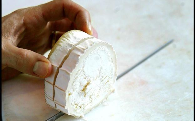 Queso fresco de cabra. 