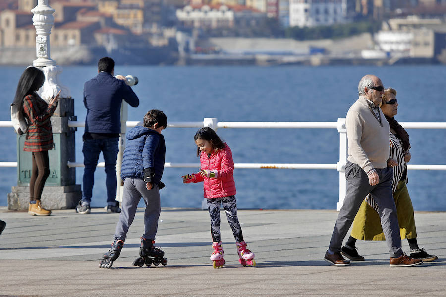 Las temperaturas estos días en El Principado hacen disfrutar de días primaverales